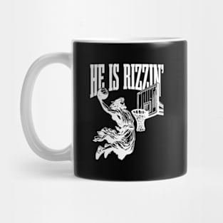 He Is Rizzin He Is Rizen ny Easter He Is Rizzen Jesus Mug